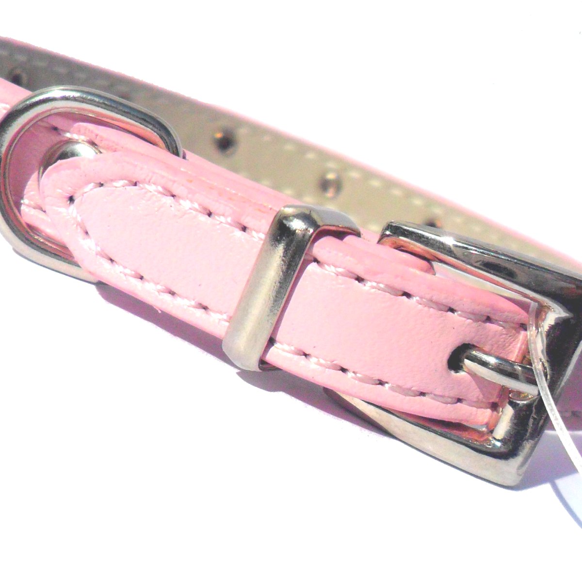 Baby Diamante Collar - Pink-3